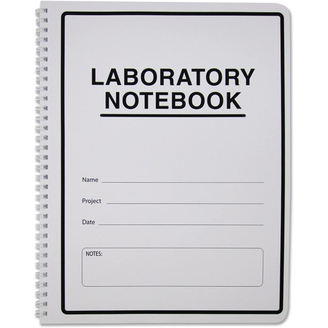  Student Lab Notebook (Scientific Grid Format) - Standard No Carbon Copies